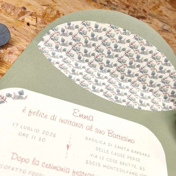partecipazioni battesimo bimba